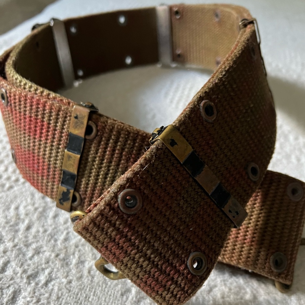 Authentic military tactical web belt